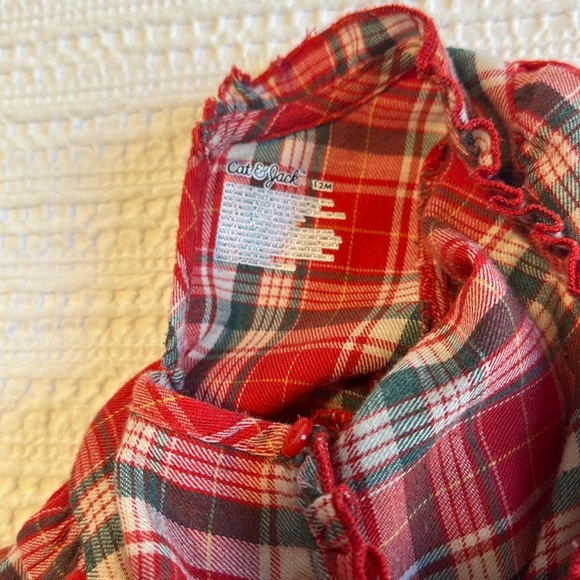 Girls Christmas Outfits Dress Shirt Bundle Size 12M - Picture 9 of 16